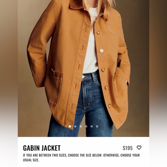 Sezane Gabin Jacket Light Camel - Size 4 - Picture 4 of 4